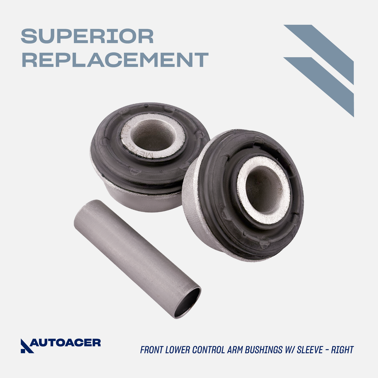 AUTOACER - 2p Front Lower Control Arm Bushing Kit with Insert Sleeves for JAGUAR S-Type 2000 - 2003