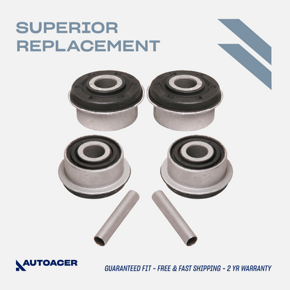 AUTOACER - 2p Front Lower Control Arm Bushing Kit with Insert Sleeves for JAGUAR S-Type 2000 - 2003