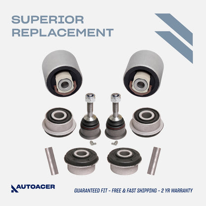 AUTOACER Control Arm Bushing & Ball Joint Kit 6 piece - Control Arm Bushings & Ball Joints for Jaguar