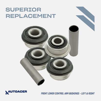 AUTOACER - Front Lower Control Arm Bushings & Ball Joint Kit (14mm) 6 Pcs for JAGUAR S-TYPE V6-V8 1999 - 2008