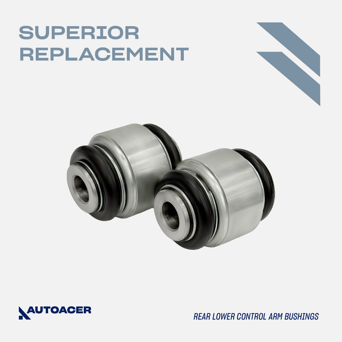 AUTOACER - Rear Lower Control Arm Bushings & Hydra Bushing Kit 6pc for S-Type X200, XJ8, XJR 