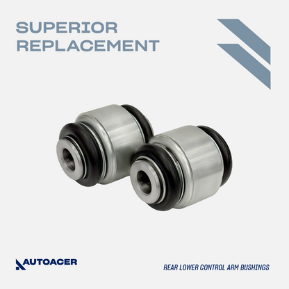 AUTOACER - Rear Lower Control Arm Bushings & Hydra Bushing Kit 6pc for S-Type X200, XJ8, XJR 