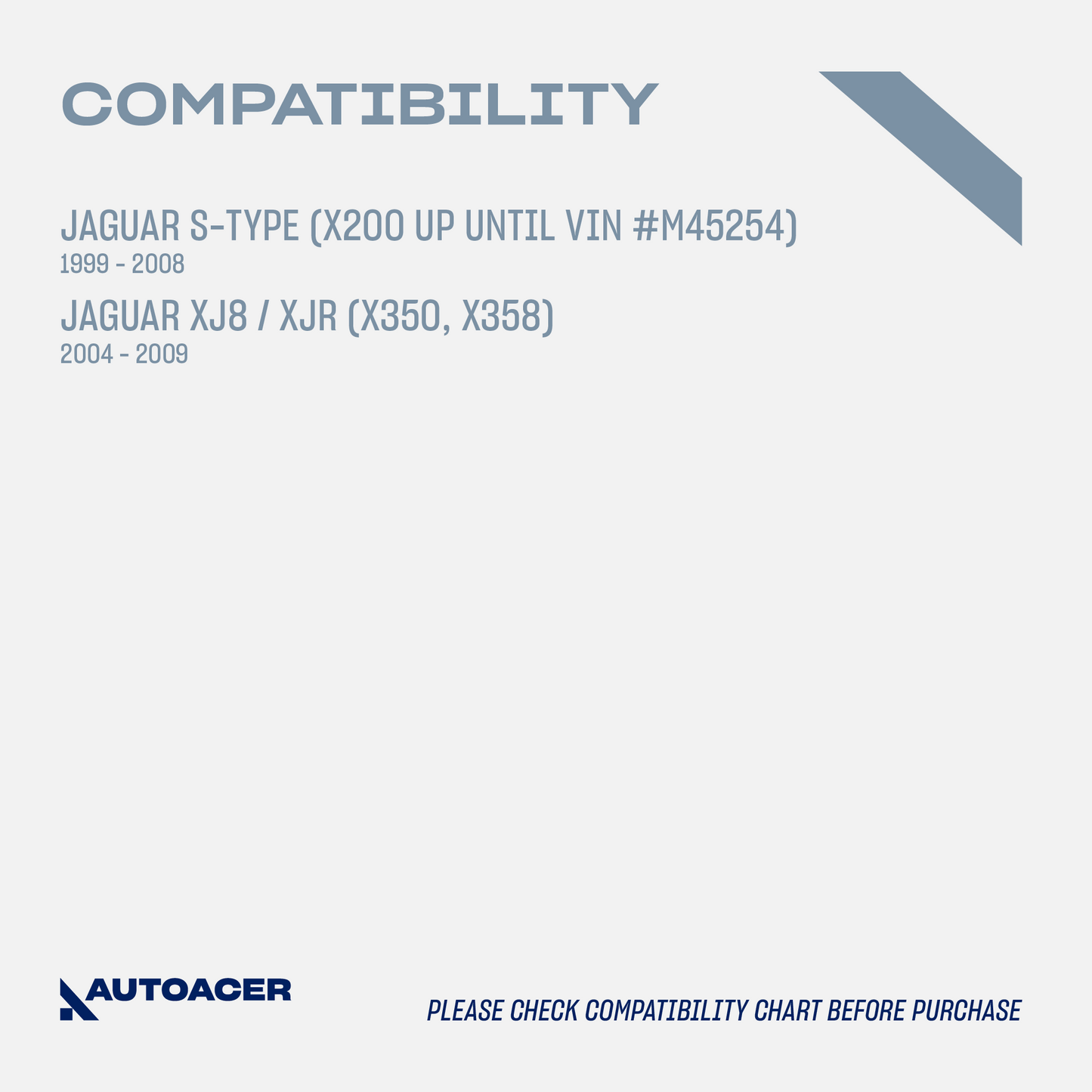 AUTOACER Suspension Kit 12p - Rear Upper Control Arms, Lower Hydra Bushings, Tie Rod Assembly & Sway Bar Links For JAGUAR S-TYPE 1999-2008, XJ8 / XJR (X350 / X358) 2004-2009