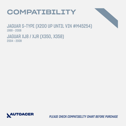 AUTOACER Suspension Kit 12p - Rear Upper Control Arms, Lower Hydra Bushings, Tie Rod Assembly & Sway Bar Links For JAGUAR S-TYPE 1999-2008, XJ8 / XJR (X350 / X358) 2004-2009