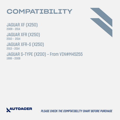 AUTOACER Front & Rear Upper Control Arms 4 Pcs with Bushings & Ball Joints Fitted for S-TYPE (X200) 1999 - 2008, XF 2009 - 2014, XFR 2010 - 2014, XFR-S (X250) 2013 - 2014