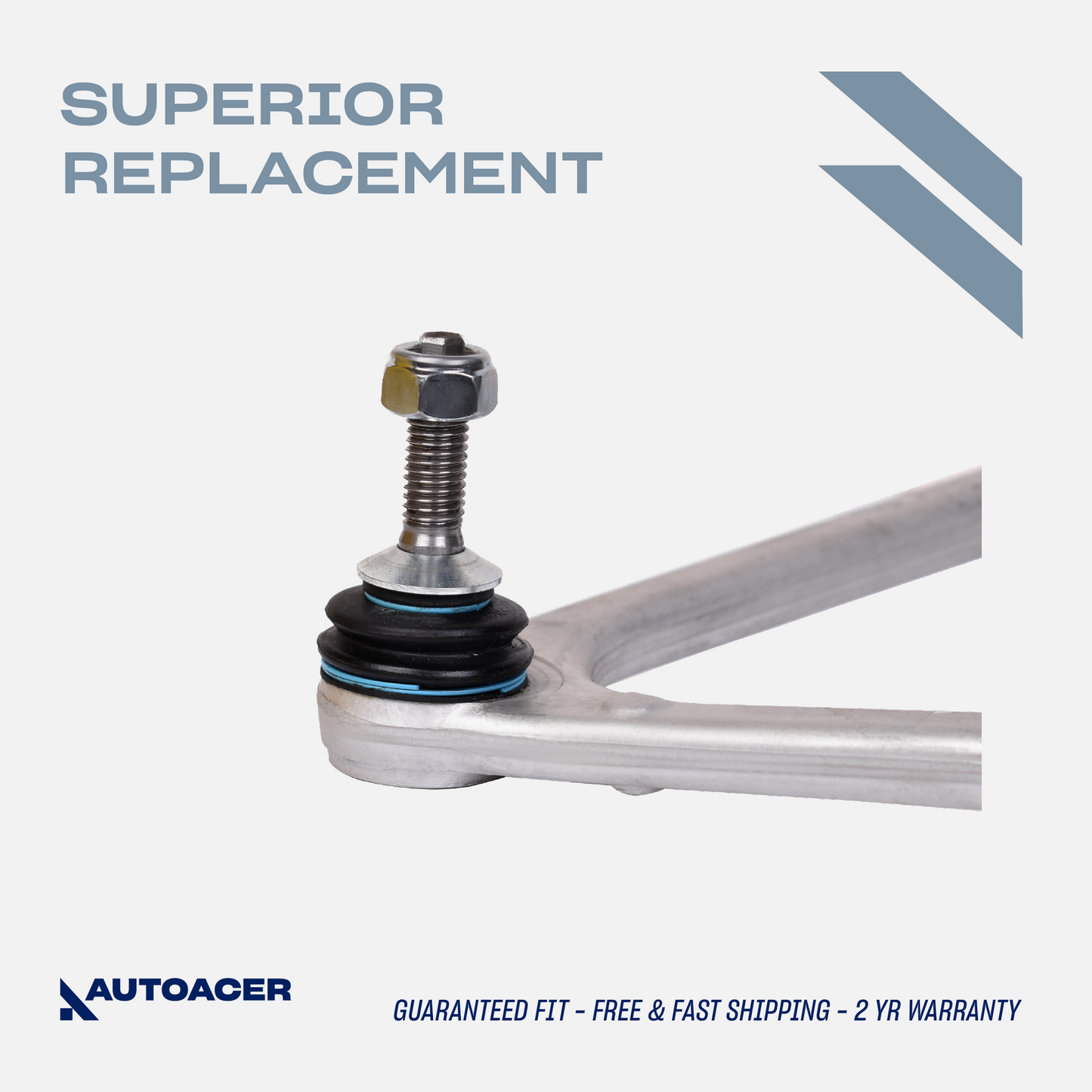 AUTOACER Front & Rear Upper Control Arms 4 Pcs with Bushings & Ball Joints Fitted for S-TYPE (X200) 1999 - 2008, XF 2009 - 2014, XFR 2010 - 2014, XFR-S (X250) 2013 - 2014