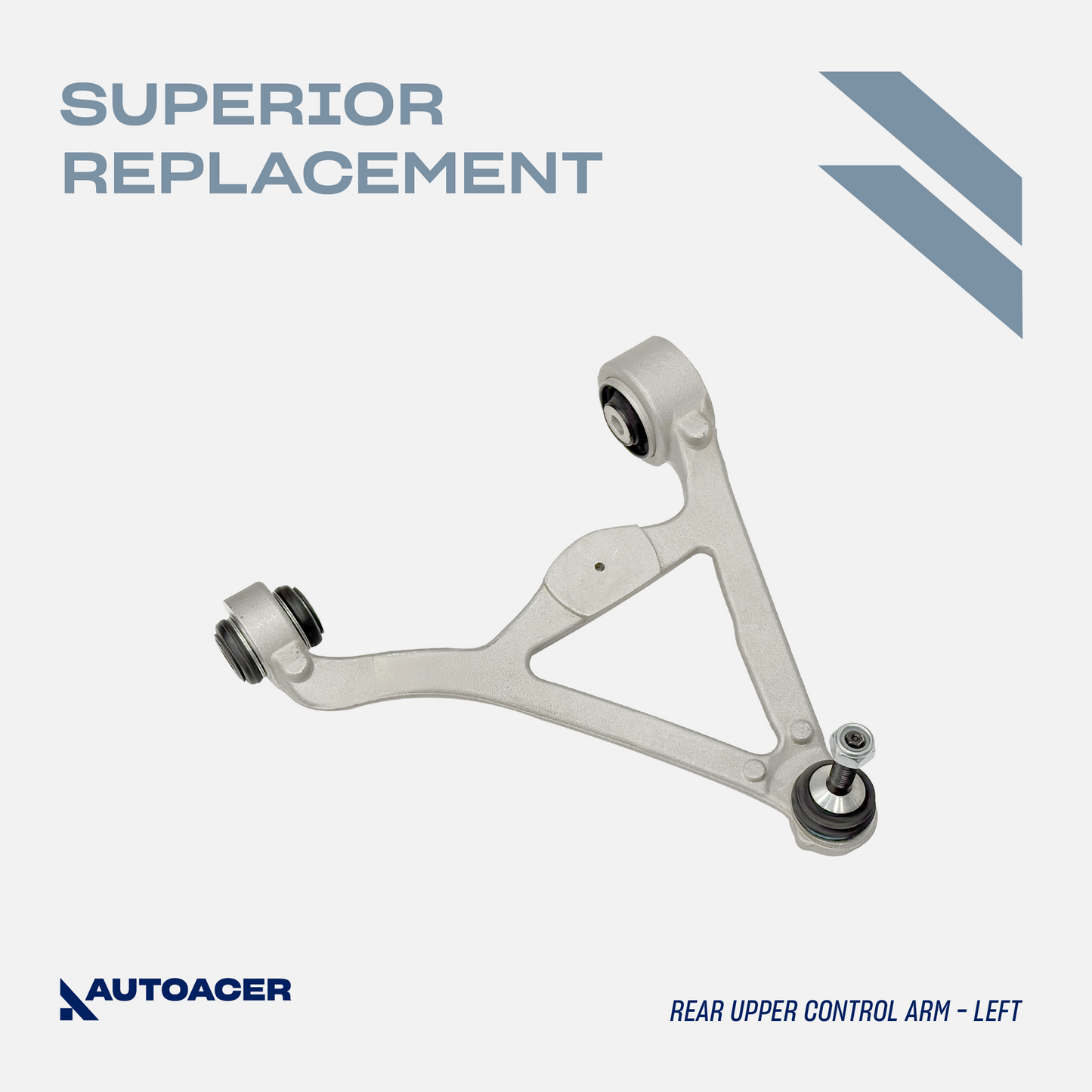 AUTOACER - Rear Upper Control Arm Kit 2 Pcs with Bushings & Ball Joints Fitted, Compatible with LEXUS S-TYPE, XF / XFR / XFR-S, XJ8 / XJR, XJR / XJ, XK / XKR / XKR-S, XJR575, F-TYPE COUPE