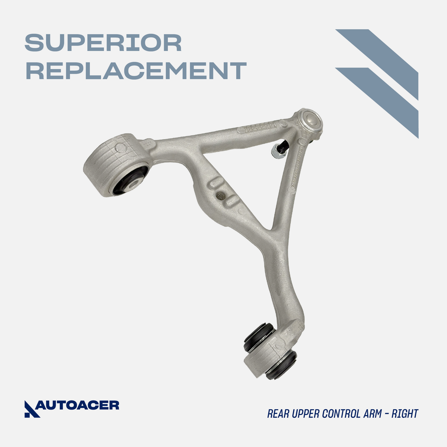 AUTOACER - Rear Upper Control Arm Kit 2 Pcs with Bushings & Ball Joints Fitted, Compatible with LEXUS S-TYPE, XF / XFR / XFR-S, XJ8 / XJR, XJR / XJ, XK / XKR / XKR-S, XJR575, F-TYPE COUPE