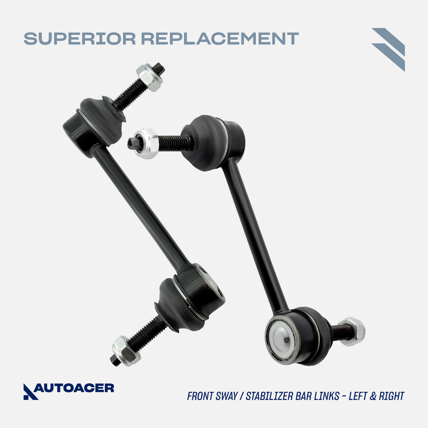 AUTOACER - 6p Front & Rear Stabilizer Bar Links, Rear Inner Outer Tie Rod Assembly For Jaguar S-Type V6 V8 1999 - 2003