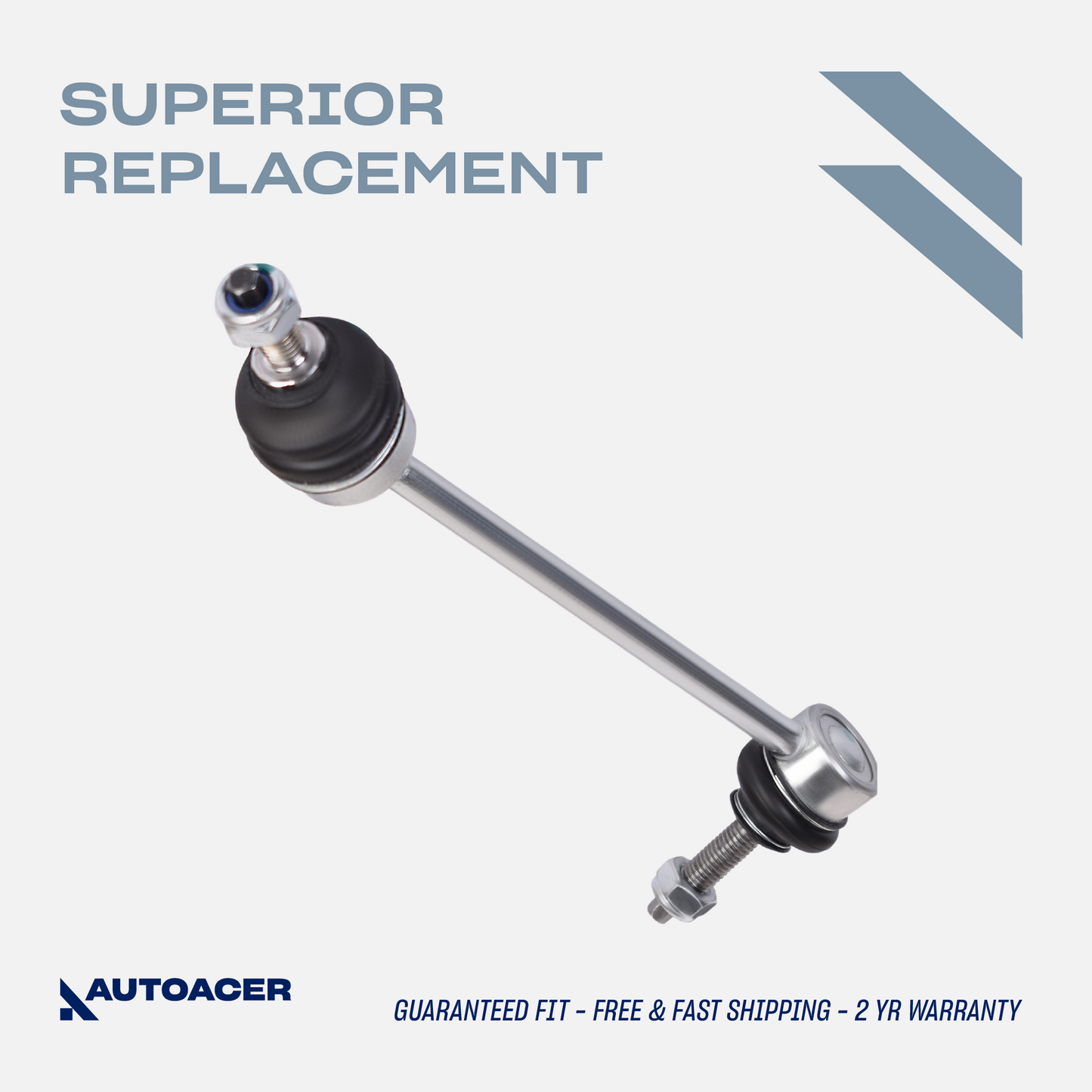 AUTOACER - Rear Sway / Stabilizer Bar Links & Torque Tie Rod Assembly 4 Pcs for S-TYPE, XJ8 / XJR, XJ, XK / XKR / XKR-S, XF / XFR / XFR-S, F-TYPE, VANDEN PLAS, SUPER V8