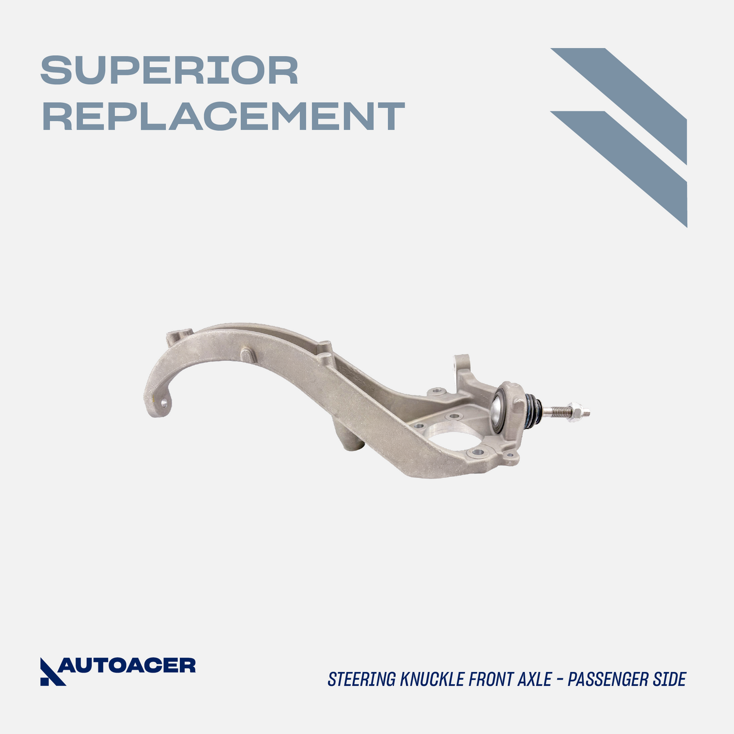 AUTOACER - Front Right Axle Steering Knuckle Arm with 14mm Ball Joint Fitted for Jaguar S-Type 1999 - 2003