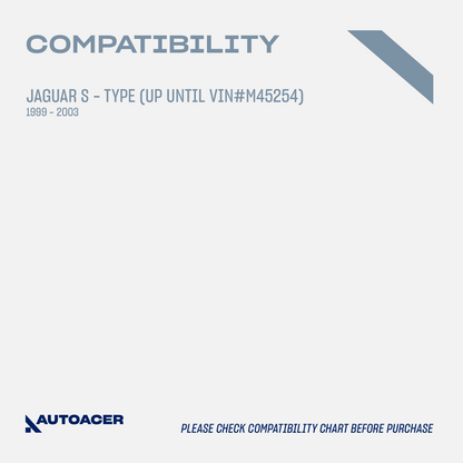 AUTOACER - 2p Front Lower Steering Knuckle Control Arm Left Side with Ball Joint Fitted and Steering Knuckle Arm Ball Joint 14mm Right Side For JAGUAR S-TYPE 1999 - 2003