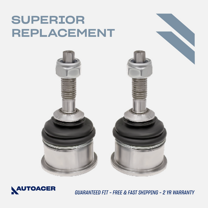 AUTOACER - Front Lower Control Arm / Steering Knuckle Ball Joint Kit 14mm 2 pcs for JAGUAR S-TYPE 1999-2008 (Up to Chassis # M45254)