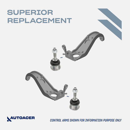 AUTOACER - Front Lower Control Arm Ball Joint Kit 14mm 2 Pcs for LINCOLN LS 2000-2002, FORD Thunderbird 2002-2003