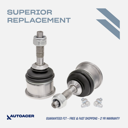 AUTOACER - Front Lower Control Arm / Steering Knuckle Ball Joint Kit 14mm 2 pcs for JAGUAR S-TYPE 1999-2008 (Up to Chassis # M45254)