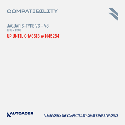 AUTOACER - 10p Front & Rear Tie Rods, Sway / Stabilizer Bar Links & Ball Joints 14mm For Jaguar S-Type 1999 - 2003