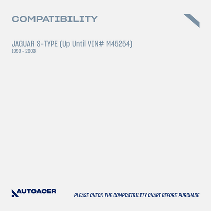AUTOACER Front & Rear Suspension Kit 26p - Control Arms, Bushings, Ball Joints 14mm, Stabilizer Bar Links, Tie Rods & Sway Bar Bushings For JAGUAR S-TYPE 1999 - 2003
