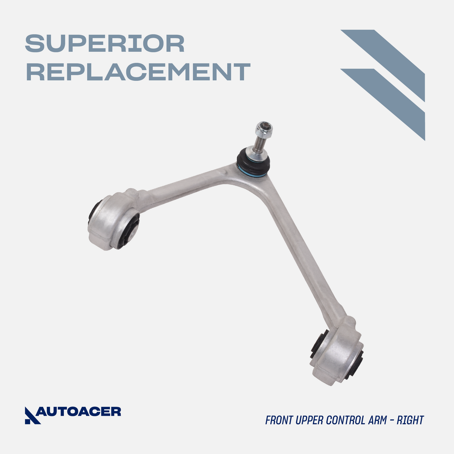 AUTOACER - Front Upper Control Arms and Lower Ball Joint 14mm Kit 4 Pcs for JAGUAR S-TYPE V6 V8 (X200) 1999 - 2008