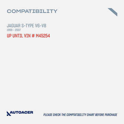 AUTOACER - 8p Front & Rear Sway / Stabilizer Bar Links & Tie Rod Set For JAGUAR S-TYPE 1999 - 2007