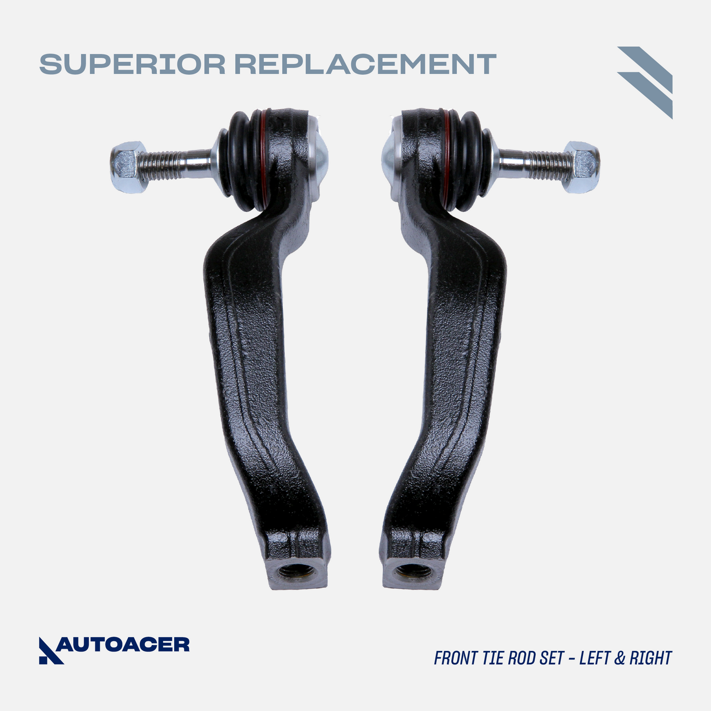 AUTOACER - 8p Front & Rear Sway / Stabilizer Bar Links & Tie Rod Set For JAGUAR S-TYPE 1999 - 2007