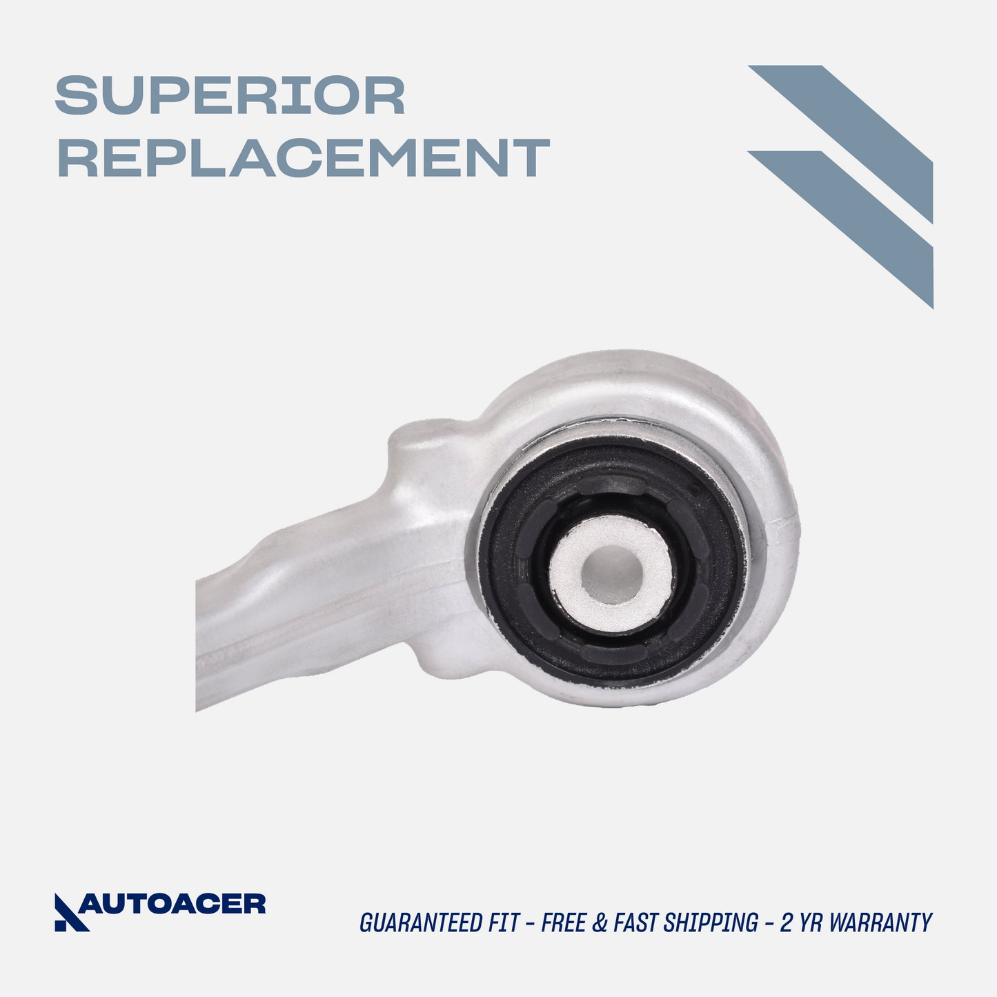 AUTOACER - Front Upper Control Arm Kit 2 Pcs with Ball Joint and Bushes Fitted for JAGUAR S-TYPE V6 V8 1999 - 2008, XF / XFR / XFR-S 2008 - 2015