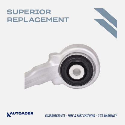 AUTOACER - Front Upper Control Arm Kit 2 Pcs with Ball Joint and Bushes Fitted for JAGUAR S-TYPE V6 V8 1999 - 2008, XF / XFR / XFR-S 2008 - 2015