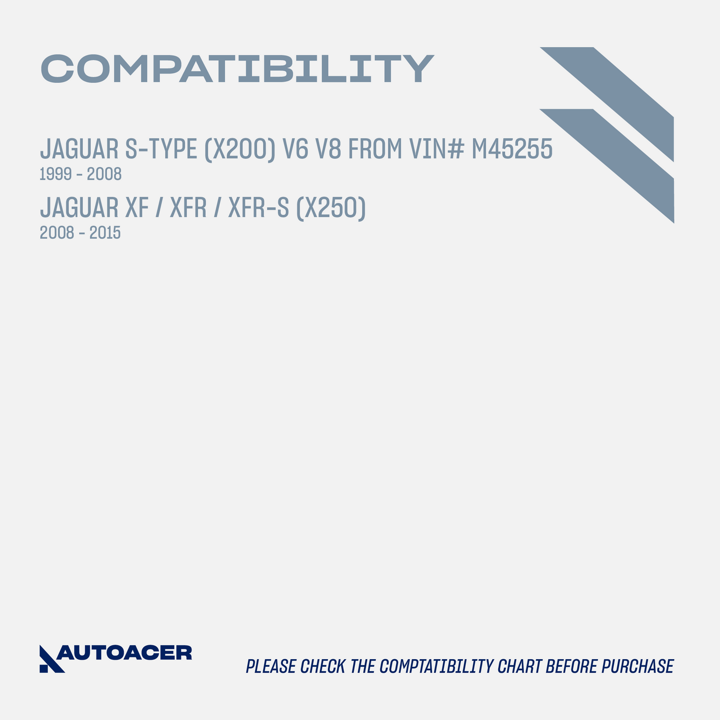 AUTOACER Front Upper & Lower Control Arm Kit 4 Pcs with Ball Joints and Bushings Fitted - Fits S-Type V6 V8 1999 - 2008, XF / XFR / XFR-S (X250) 2008 - 2015