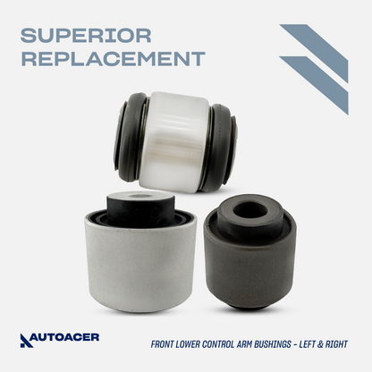 AUTOACER - 6p Front Lower Trailing Control Arm Bushings for JAGUAR S-TYPE, XJ / XJR / XJ8, SUPER V8, VANDEN PLAS, XK / XKR / XKR-S, XF / XFR / XFR-S