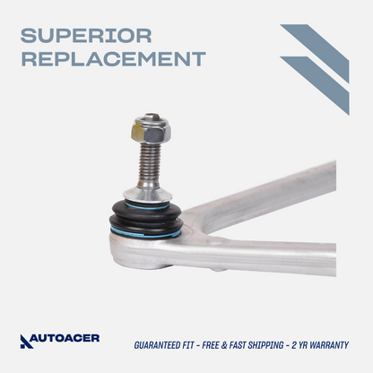 AUTOACER Front Upper, Lower & Lower Rearward Control Arm Kit 6 Pcs W/ Ball Joints and Bushings Fitted Left & Right Fits JAGUAR S-TYPE V6 V8 (X200) 1999 - 2008, XXF / XFR / XFR-S (X250) 2008 - 2015