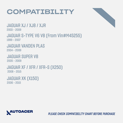 AUTOACER - 2p Front Lower Steering Knuckle Ball Joints For JAGUAR S-TYPE, XJ / XJR / XJ8, SUPER V8, VANDEN PLAS, XK (X150), XF / XFR / XFR-S (X250)
