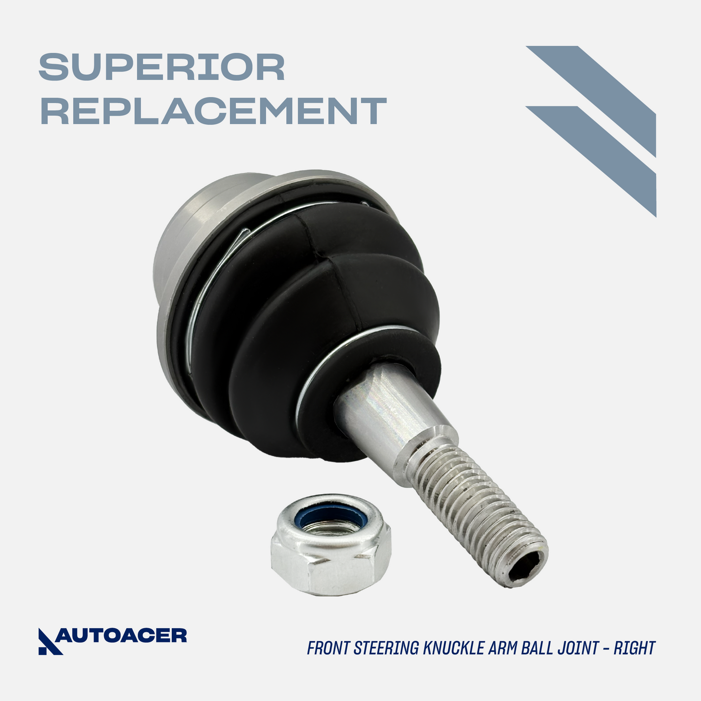 AUTOACER - 2p Front Lower Steering Knuckle Ball Joints For JAGUAR S-TYPE, XJ / XJR / XJ8, SUPER V8, VANDEN PLAS, XK (X150), XF / XFR / XFR-S (X250)