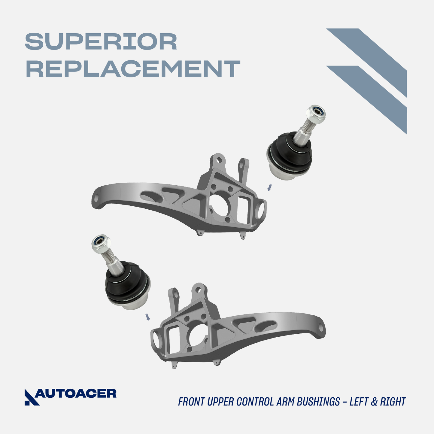 AUTOACER - 2p Front Lower Steering Knuckle Ball Joints For JAGUAR S-TYPE, XJ / XJR / XJ8, SUPER V8, VANDEN PLAS, XK (X150), XF / XFR / XFR-S (X250)