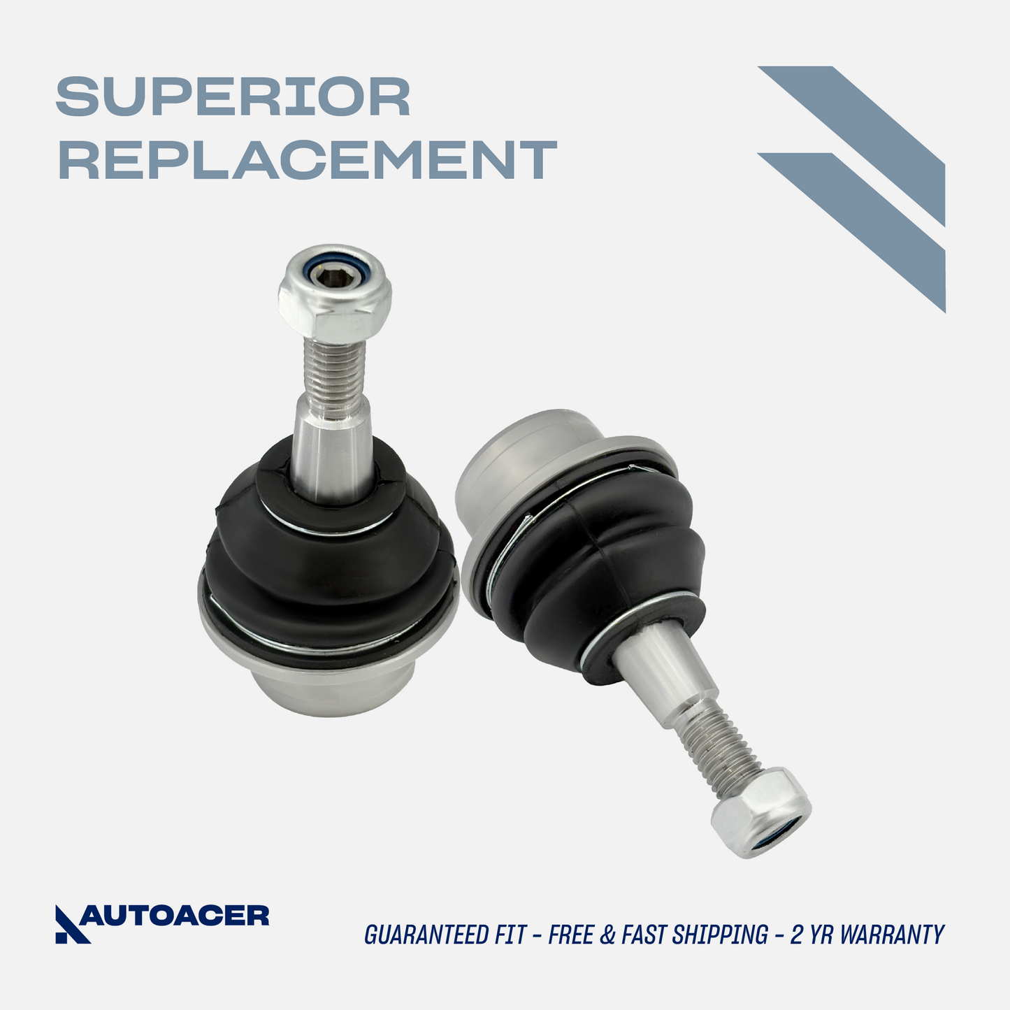 AUTOACER - 2p Front Lower Steering Knuckle Ball Joints For JAGUAR S-TYPE, XJ / XJR / XJ8, SUPER V8, VANDEN PLAS, XK (X150), XF / XFR / XFR-S (X250)