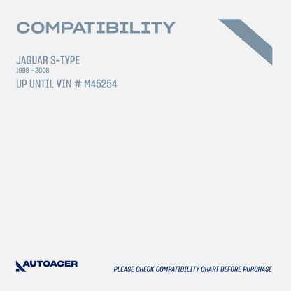 AUTOACER Rear Suspension Kit 14 piece -  Control Arms, Bushings, Stabilizer Bar Links, Tie Rods &  Strut Mount Assembly for JAGUAR S-TYPE