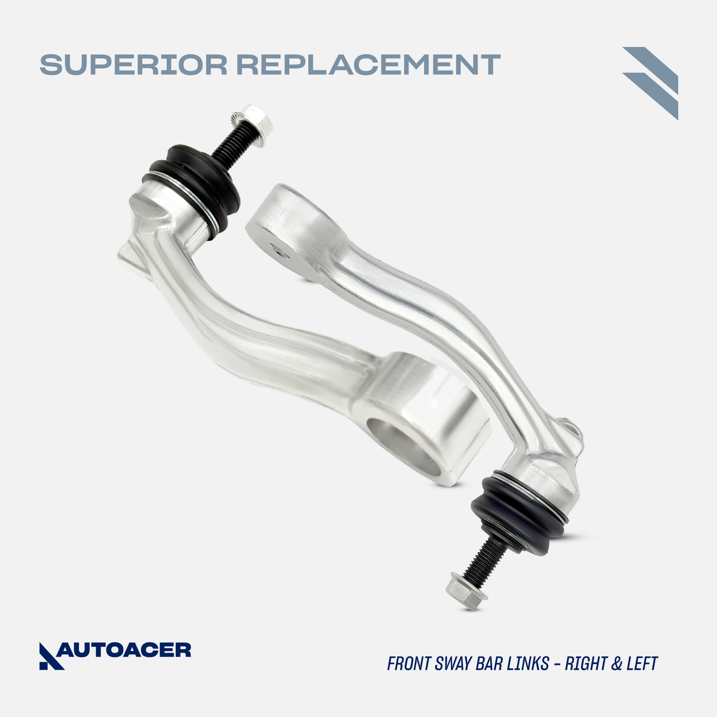 AUTOACER - 10p Front Rear Sway Bar Links, Tie Rods & Steering Knuckle Ball Joint Kit For JAGUAR S-TYPE, XK, SUPER V8, VANDEN PLAS, XJ8 / XJR