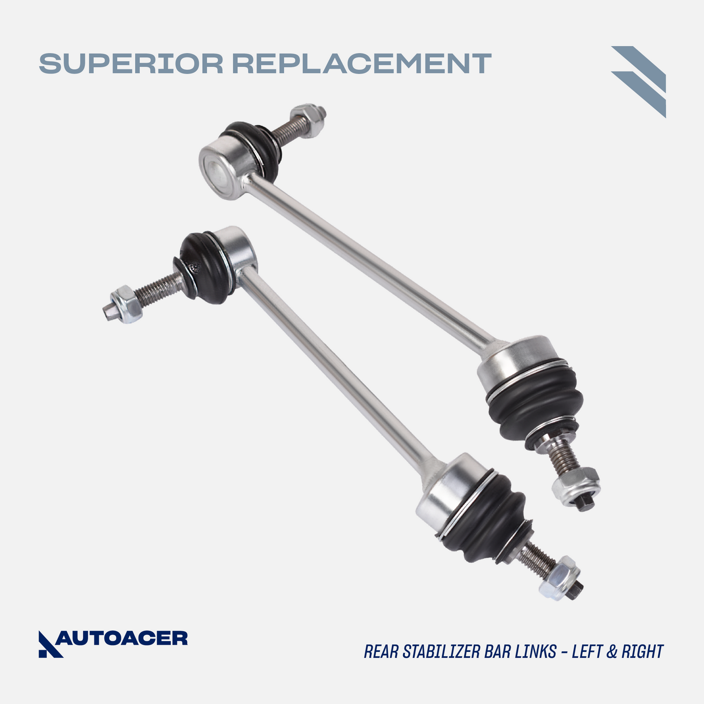 AUTOACER - 10p Front Rear Sway Bar Links, Tie Rods & Steering Knuckle Ball Joint Kit For JAGUAR S-TYPE, XK, SUPER V8, VANDEN PLAS, XJ8 / XJR