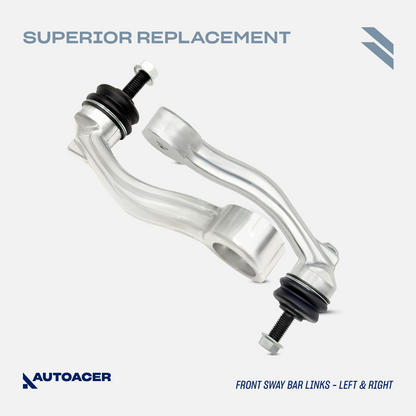 AUTOACER - 10p Front & Rear Sway / Stabilizer Bar Links, Tie Rods & Ball Joints For Jaguar XK / XKR / XKR-S 2010 - 2015, XF / XFR / XFR-S (X250) 2008 - 2015