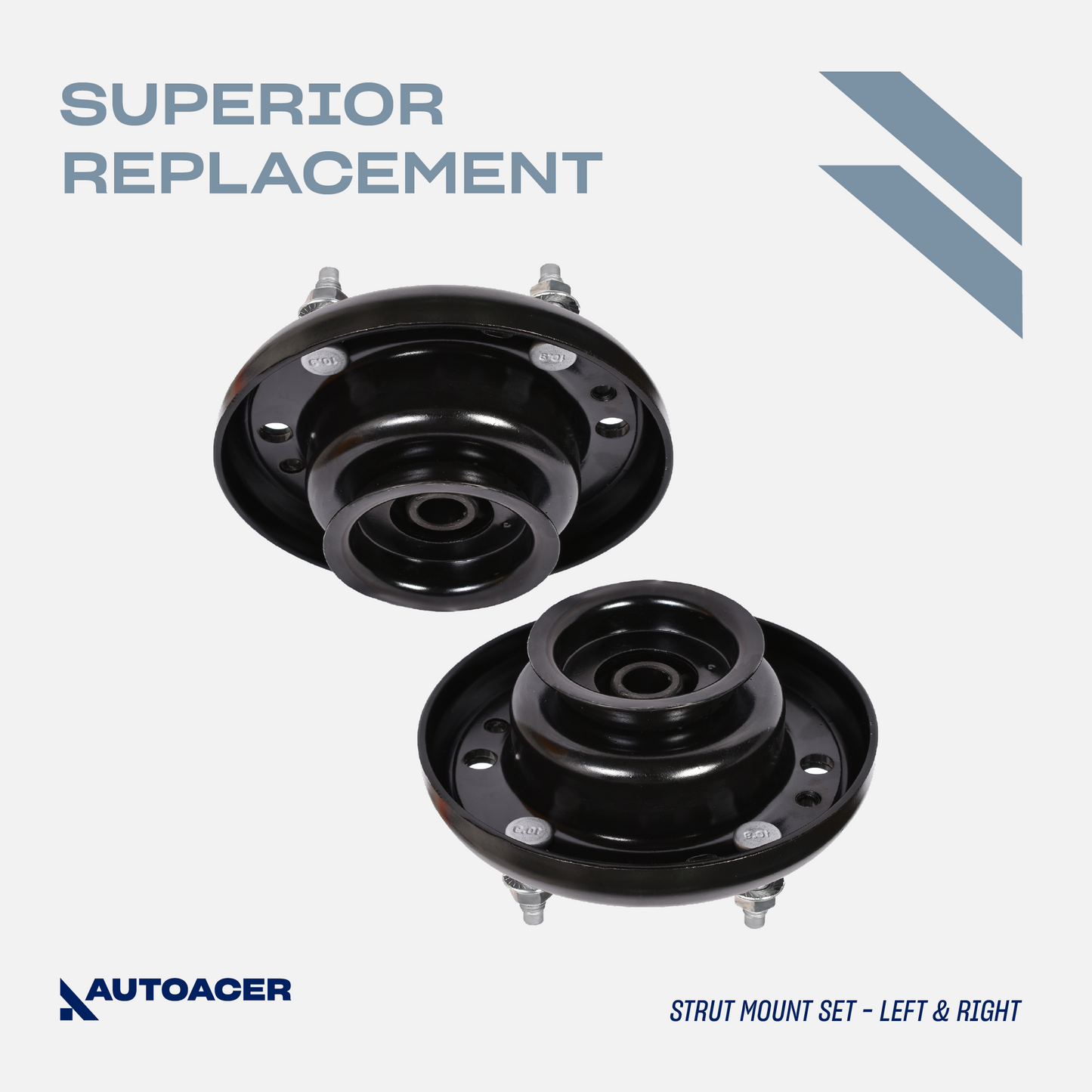 AUTOACER - 20p Front & Rear Strut Mounts, Spring Seat Set, Jounce Bumper & Boots for JAGUAR S-TYPE, XF, XK BASE, XK TOURING