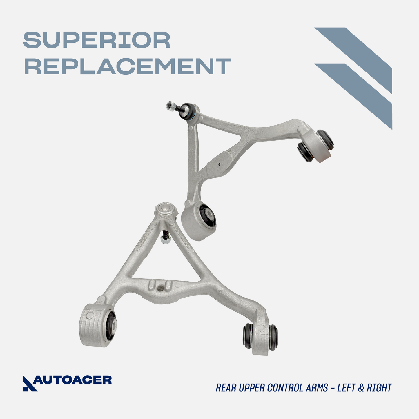 AUTOACER - 14p Front Upper Lower Suspension Arms & Rear Upper Arms, Lower Hydra Bushing Kit For S-TYPE, SUPER V8, VANDEN PLAS, XK / XKR / XKR-S