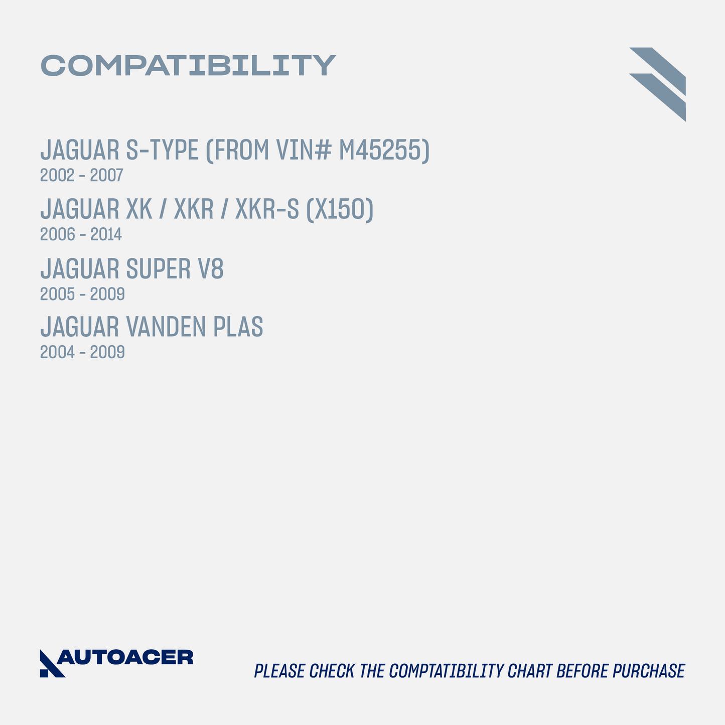 AUTOACER - 18p Front Rear Control Arms, Bushings, Links & Tie Rods For S-TYPE, XK / XKR / XKR-S, SUPER V8, VANDEN PLAS