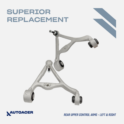 AUTOACER - 14p Front Upper Lower Control Arms Rear Upper Arms & Bushing Kit For Jaguar XF / XFR / XFR-S 2008 - 2015