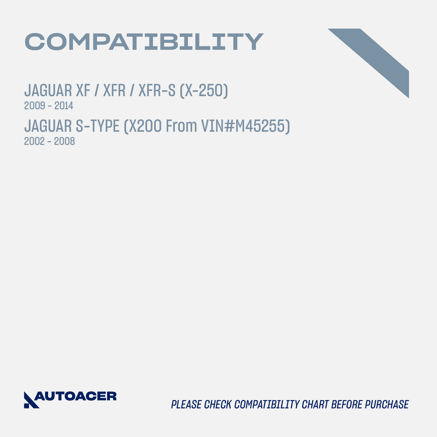 AUTOACER - 4p Front Control Arms & Knuckle Arm Ball Joint Kit For JAGUAR S-TYPE X200 2002 - 2008, XF / XFR / XFR-S (X250) 2009 - 2014 