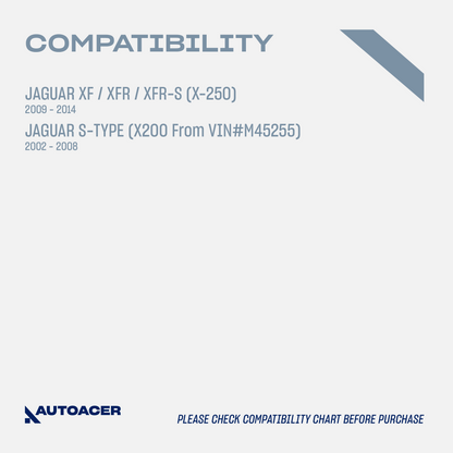 AUTOACER - 4p Front Control Arms & Knuckle Arm Ball Joint Kit For JAGUAR S-TYPE X200 2002 - 2008, XF / XFR / XFR-S (X250) 2009 - 2014 