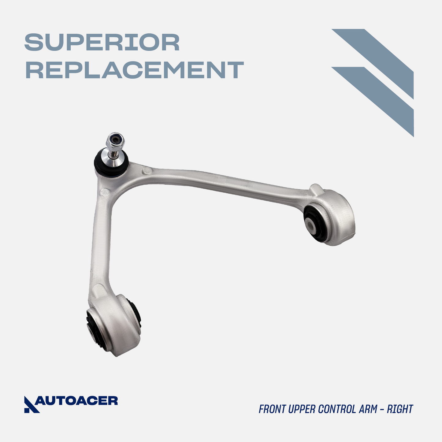 AUTOACER - 4p Front Control Arms & Knuckle Arm Ball Joint Kit For JAGUAR S-TYPE X200 2002 - 2008, XF / XFR / XFR-S (X250) 2009 - 2014 