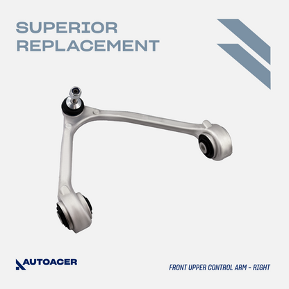 AUTOACER - 4p Front Control Arms & Knuckle Arm Ball Joint Kit For JAGUAR S-TYPE X200 2002 - 2008, XF / XFR / XFR-S (X250) 2009 - 2014 