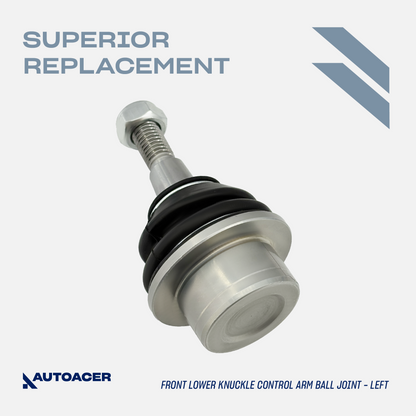 AUTOACER - 4p Front Control Arms & Knuckle Arm Ball Joint Kit For JAGUAR S-TYPE X200 2002 - 2008, XF / XFR / XFR-S (X250) 2009 - 2014 