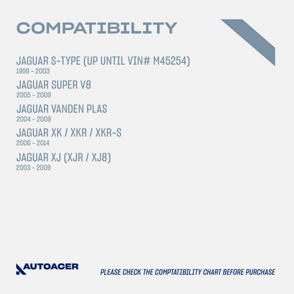 AUTOACER - 6p Front Upper, Lower Control Arms & Trailing Arms, Fits JAGUAR S-TYPE, XJ (XJ8 / XJR), XK / XKR / XKR-S, VANDEN PLAS, SUPER V8