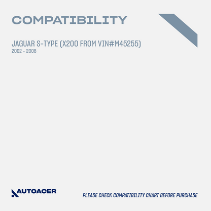 AUTOACER Suspension Kit 10p -  Front Upper Lower Control Arms, Trailing Arms, Stabilizer Bar Links & Tie Rod Ends For Jaguar S-Type X200 2002 - 2008 