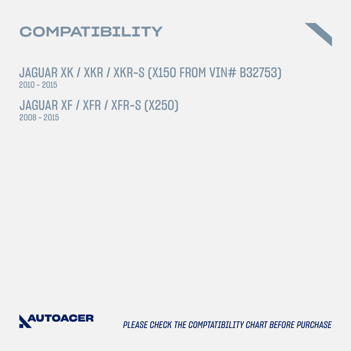 AUTOACER - 10p Front Upper Lower Control Arms, Sway Bar Links & Outer Tie Rods For Jaguar XK / XKR / XKR-S (X150) 2010-2015, XF / XFR / XFR-S (X250) 2008-2015