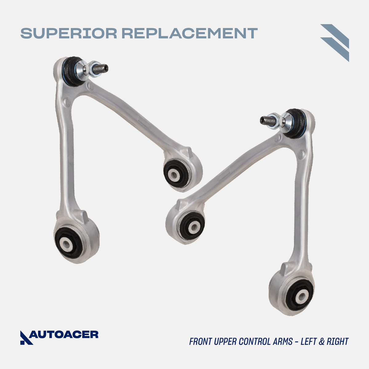 AUTOACER - 10p Front Upper Lower Control Arms, Sway Bar Links & Outer Tie Rods For Jaguar XK / XKR / XKR-S (X150) 2010-2015, XF / XFR / XFR-S (X250) 2008-2015